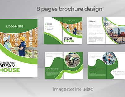 Corporate Construction 8 Page Brochure Design