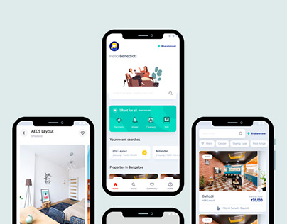 HelloWorld Co-living/Student Living App UX