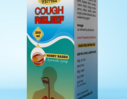 Cough Relief- packaging design