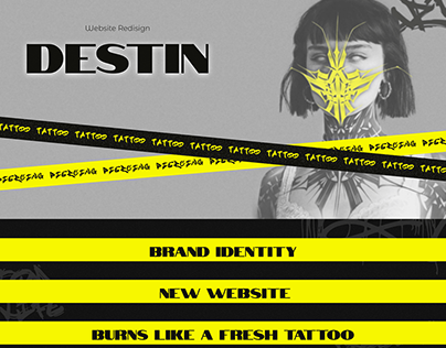 Destin Tattoo Studio website redesign