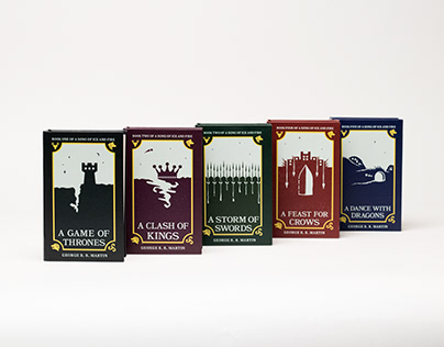 Game of Thrones : book cover design :
