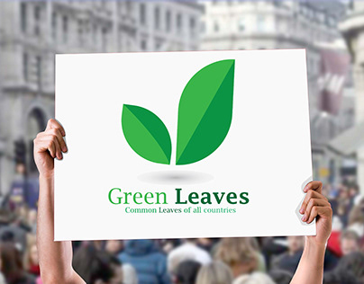 Green Leaves Logo Design-Illustrator|Shaon kumar sarker
