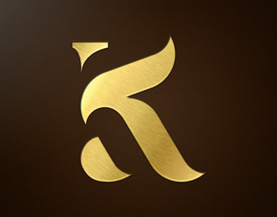 logo development for a gold mining company KAZAKHALTYN