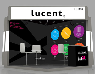 Light Middle East Exhibition Stand - Lucent Lighting