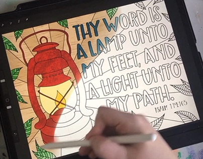 Project thumbnail - ONGOING PROJECT - Bible Verse Coloring Pages