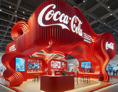 AI simulates the Coca-Cola booth