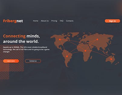 Web design for internet provider