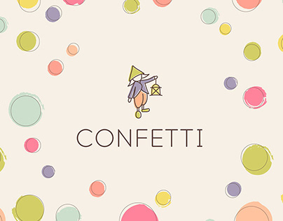 CONFETTI studio // logo design