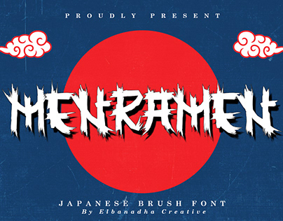 MENRAMEN – JAPANESE BRUSH FONT
