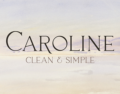 Caroline – Minimal Modern Typeface