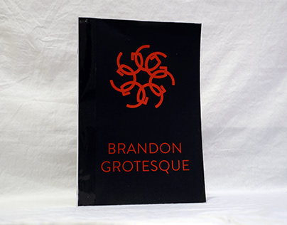 Type specimen booklet for Brandon Grotesque