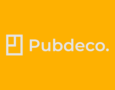 Pubdeco | Logo redesign concept