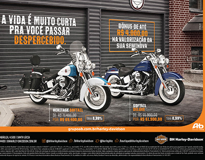 Anúncio Jornal da Cidade - BH Harley-Davidson
