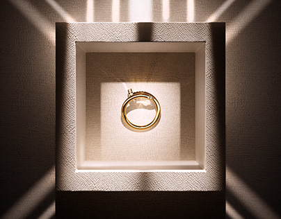 Cartier Juste Un Clou Ring | 3D CGI Jewelry Key Visual