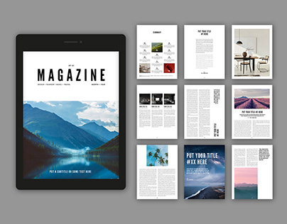 Digital Magazine Layout (Download)