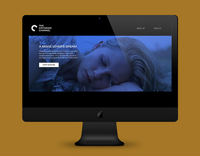 The Criterion Channel Website Redesign