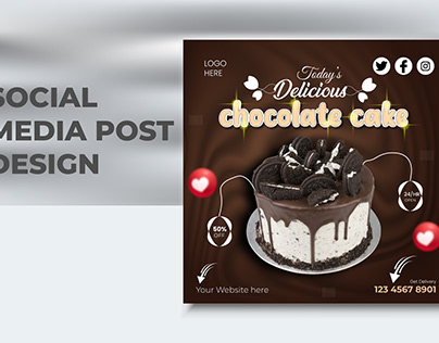 social media post food design