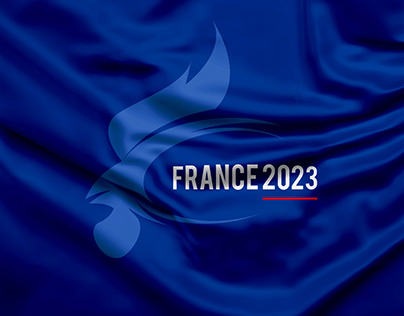 Etude logo Rugby World Cup France 2023