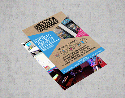 Flyer A5 reprise & salle d'arcades