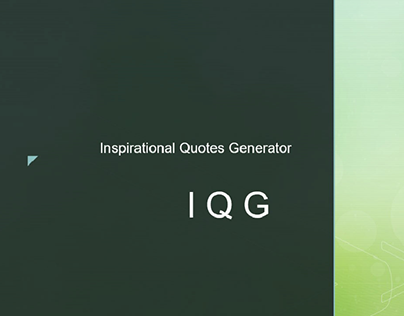Inspirational Quotes Generator ui/ux design