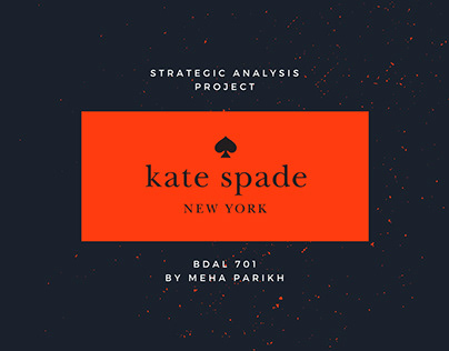 Strategic Analysis Project: Kate Spade
