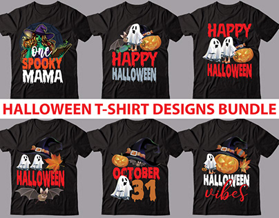 Halloween t-shirt design Bundle