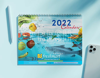 Calendar Cover Design - BS FreshMart