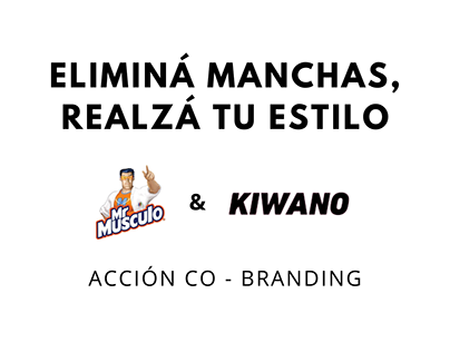 Acción co branding Mr Músculo - Kiwano