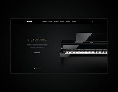 Casio Keyboards responsive website