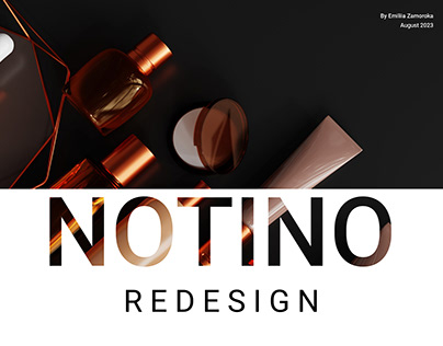 Notino redesign concept | E-commerce | Cosmetic Website