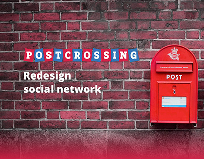 Postcrossing. Redesign website