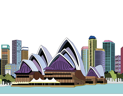 Sydney Opera House Illustration