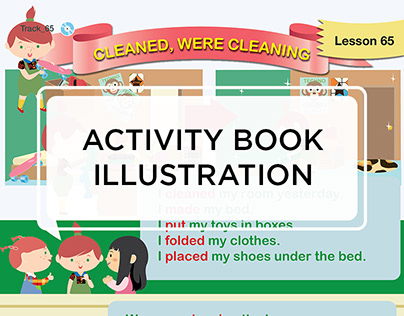 Korean-English Activity Book Illlustration & Layout