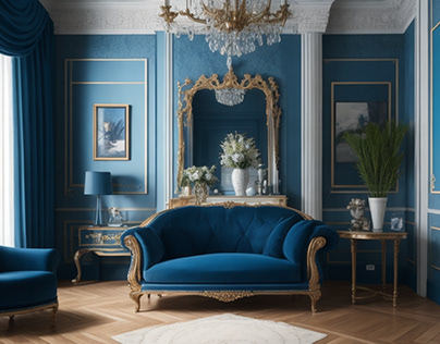 Timeless Elegance: Classic Blue Interior Design