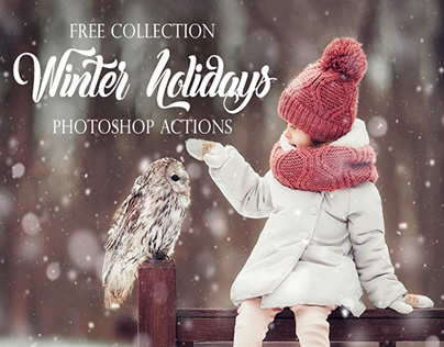 Winter Photoshop Actions Free