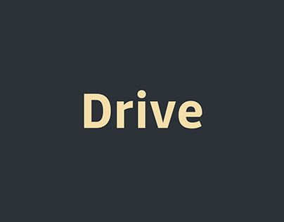 Drive Font