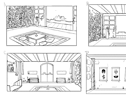 Dojo Series BG Cleanup/Design Set: Meditation Room