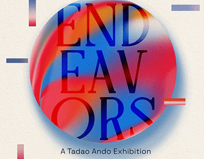 Endeavors Poster Design - Gradient Orb