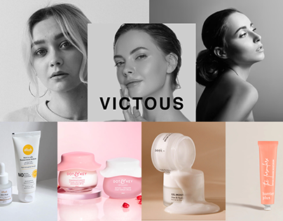 VICTOUS - Skin care landing page
