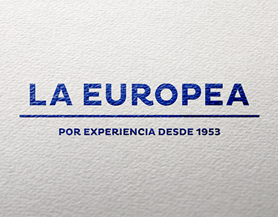 La Europea - Rediseño de logotipo