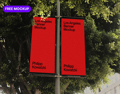Free Los Angeles City Billboard / Sign Mockup