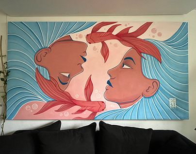 The Pisces, interior painting project