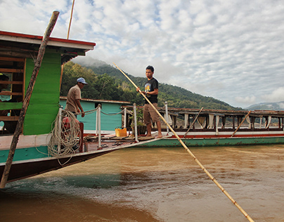 Slow Boat in Laos/Mekong River