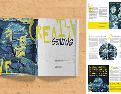 Creative Genius Magazine Spread