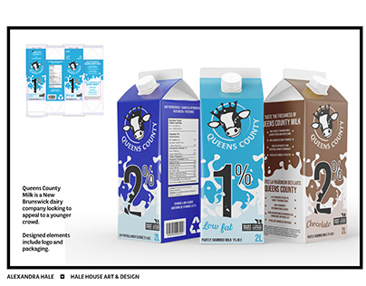 Queens County Milk - Logo & Packaging Design