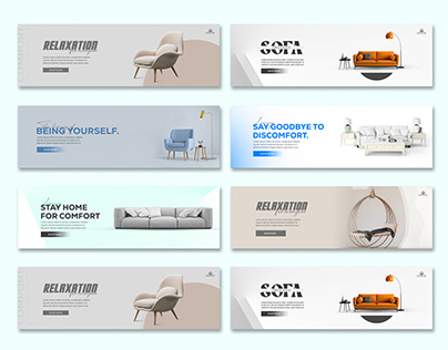 Web Banner Design | Furniture Social Media Ads