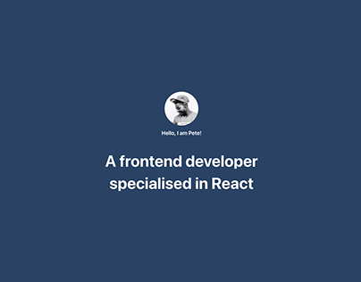 A Sleek One-Page Portfolio App with React and Chakra UI