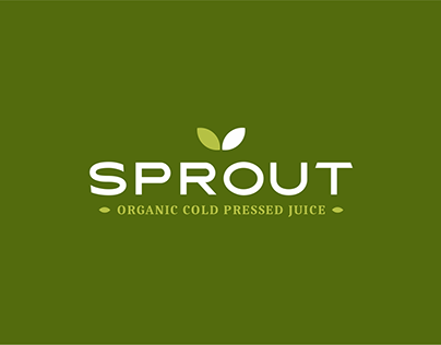 Sprout Organic Cold Pressed Juice - Branding