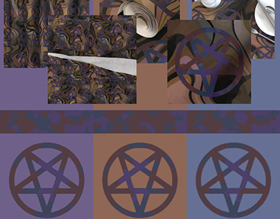 Project thumbnail - Rusty Pentagram Wallpaper Borders