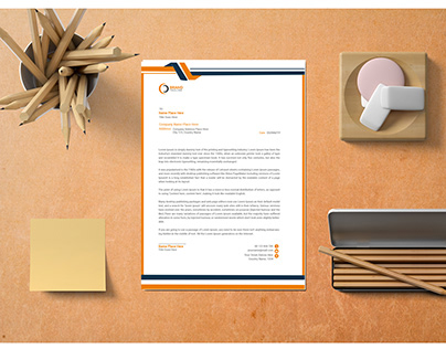 Business Letterhead Design Template - Cover Letter